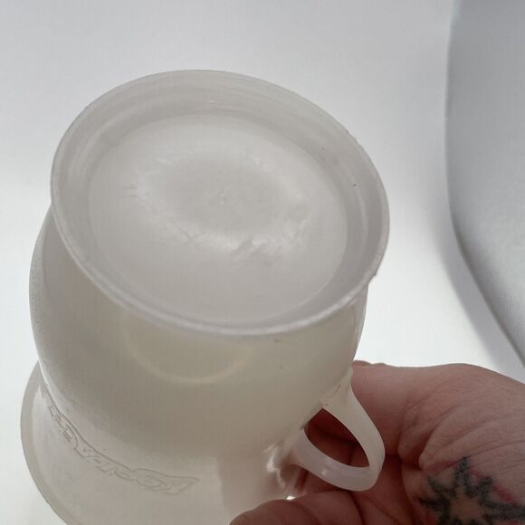 vintage Kool Aid Cup Kool Aid Man face plastic with handle white plastic 1970s - Picture 13 of 13